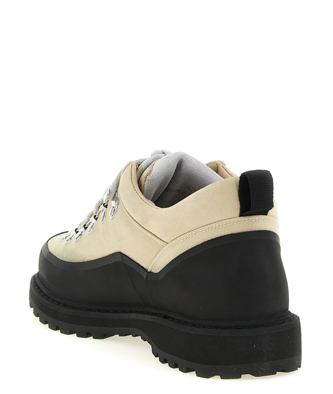 DIEMME Бежевые синтетические низкие ботинки, фото 3