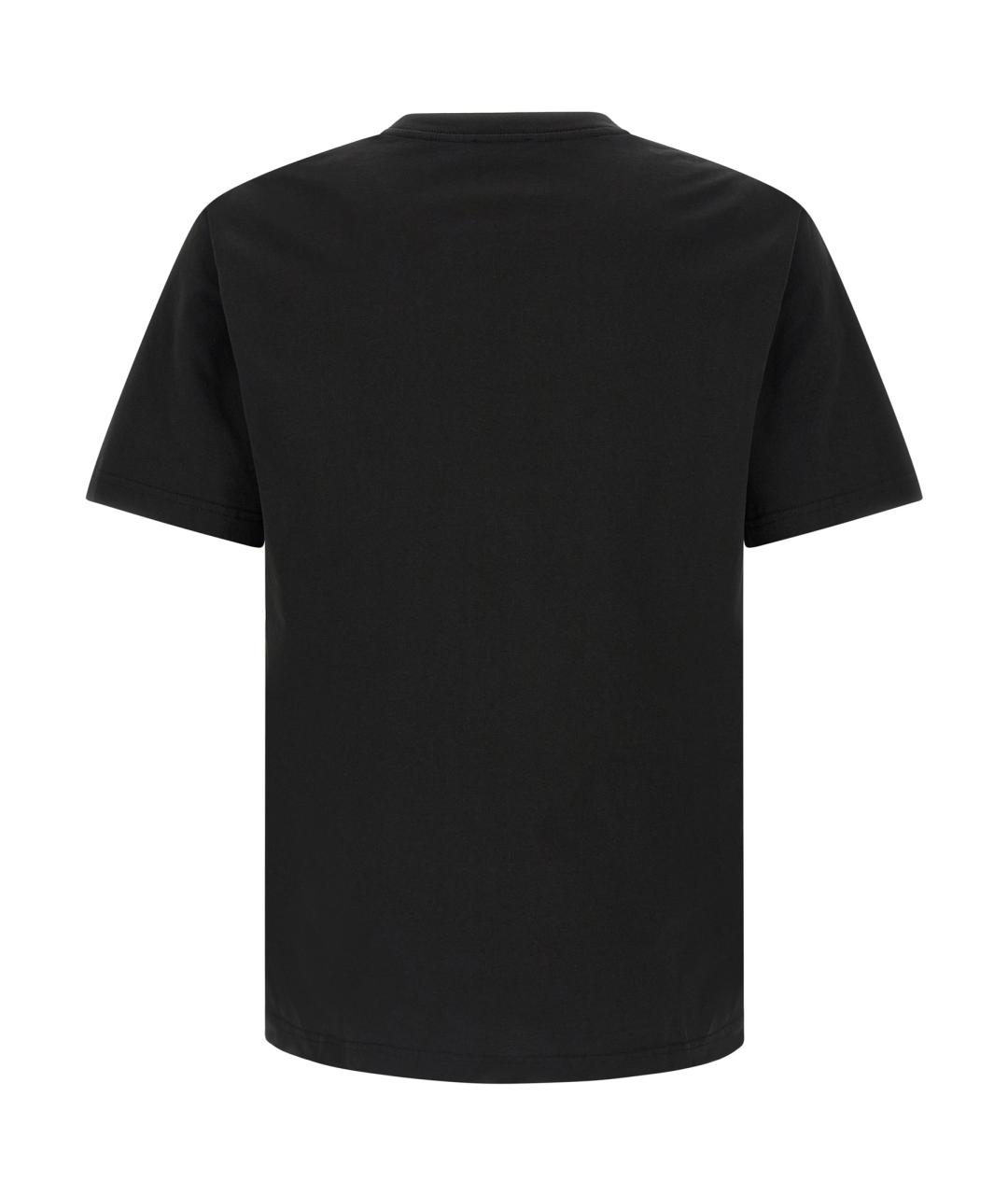 KENZO Черная хлопковая футболка, фото 2