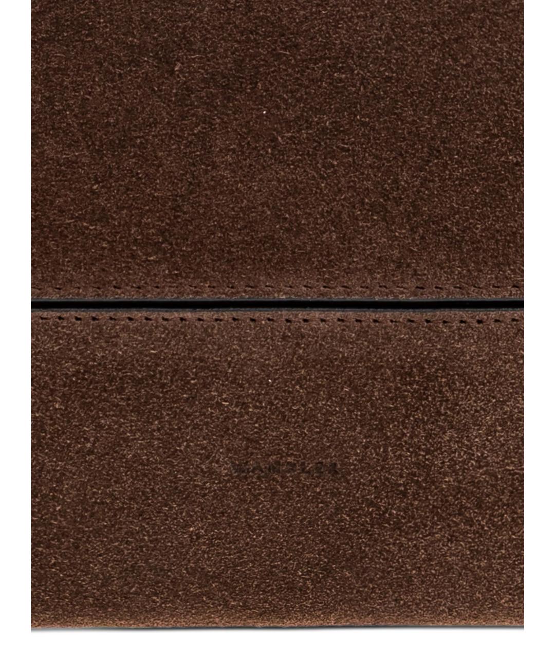 WANDLER Коричневая замшевая сумка через плечо, фото 6