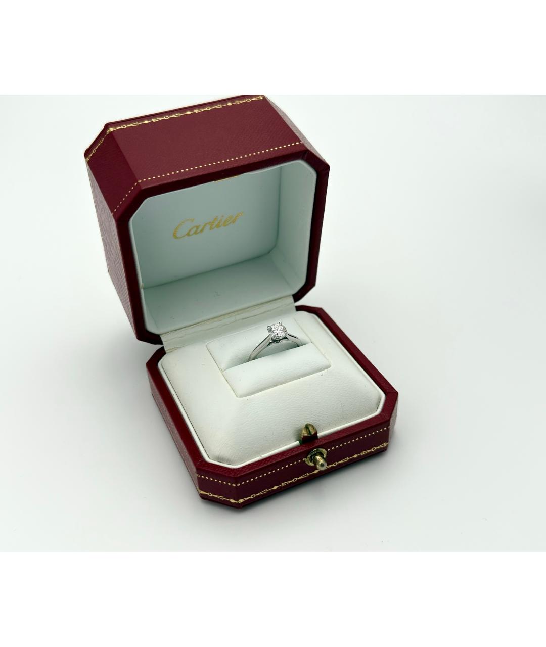 CARTIER Серебряное платиновое кольцо, фото 3