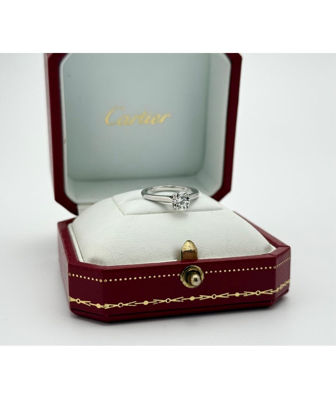 CARTIER Серебряное платиновое кольцо, фото 4