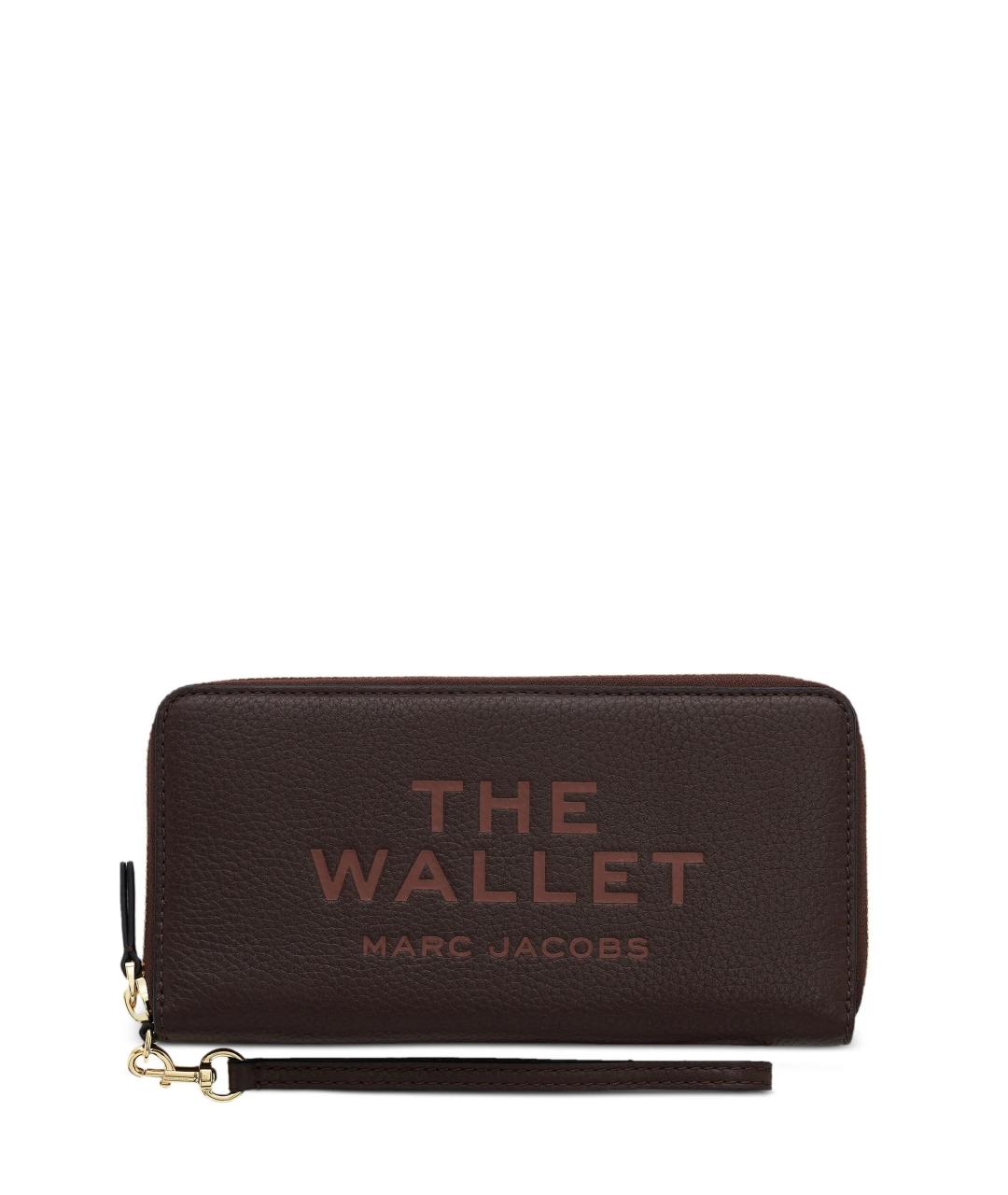 MARC JACOBS Коричневый кожаный кошелек, фото 1