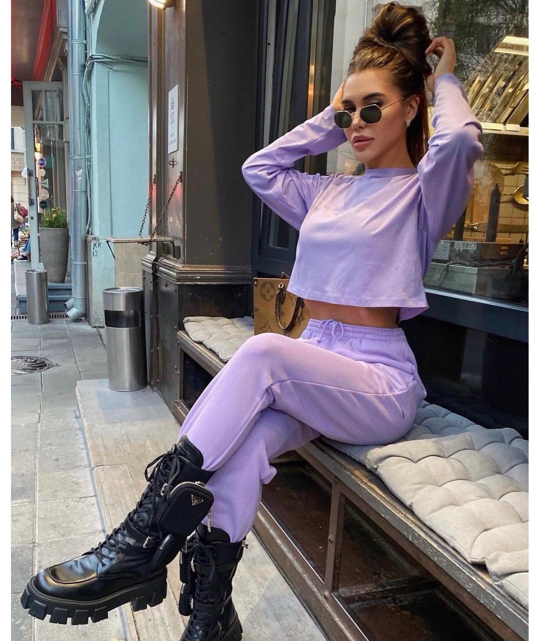 PRADA Черные кожаные ботинки, фото 5