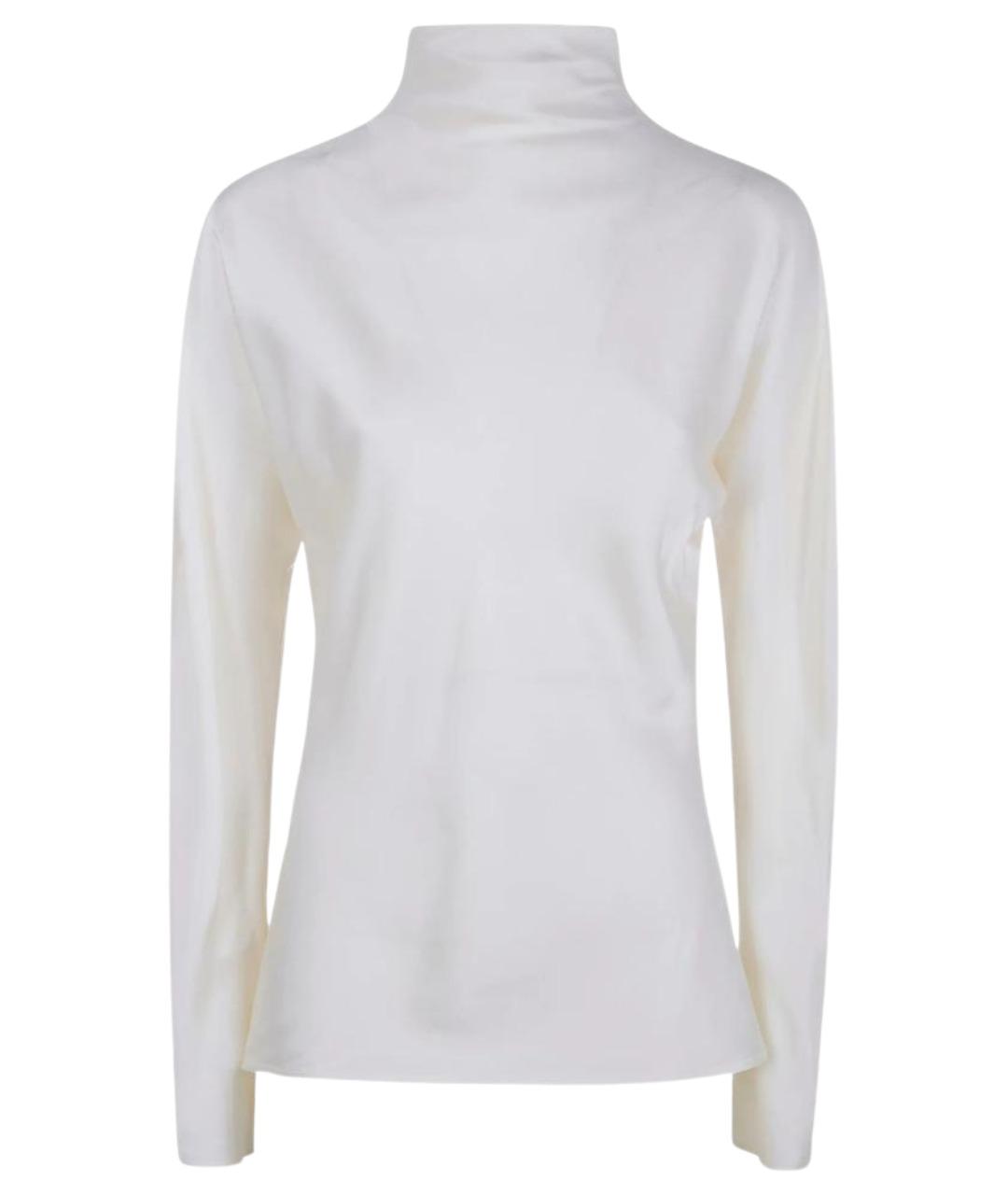 ROHE Белая ацетатная блузы, фото 1