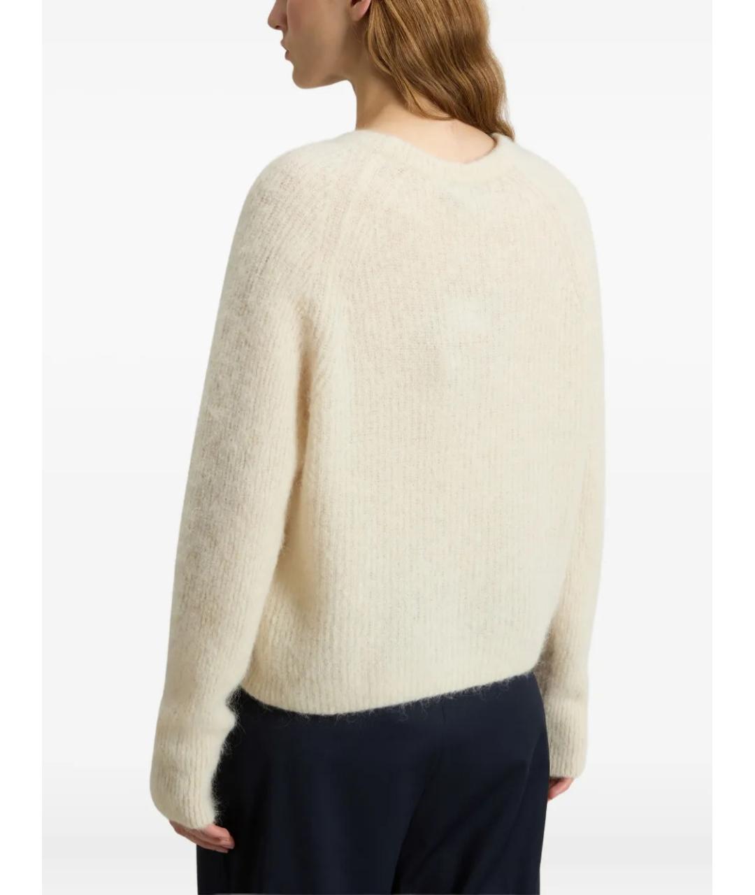 WOOLRICH Бежевый шерстяной джемпер / свитер, фото 4