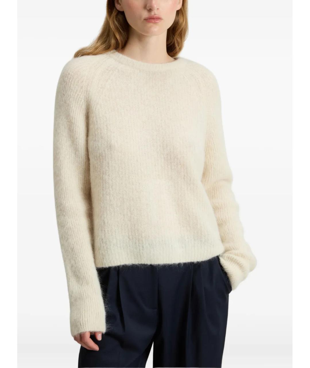 WOOLRICH Бежевый шерстяной джемпер / свитер, фото 3