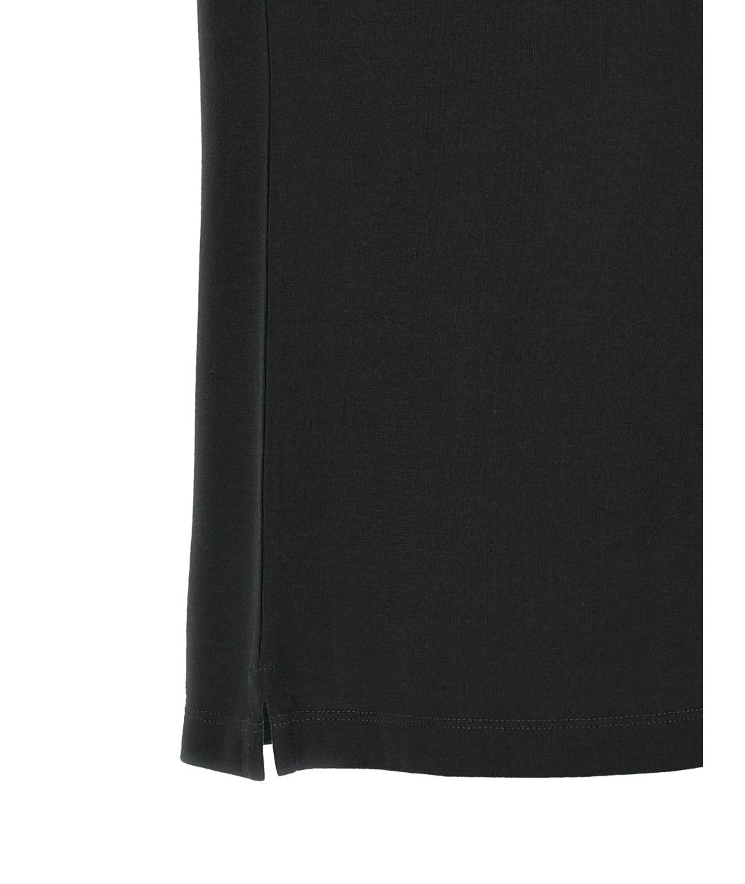 ZANONE Черная хлопковая футболка, фото 4