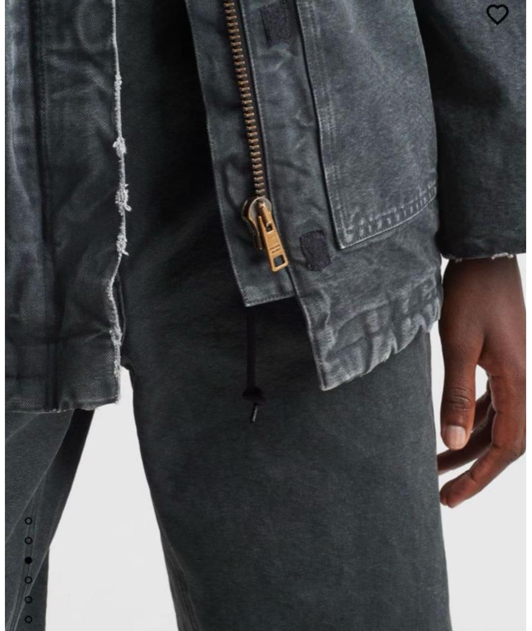 PRADA Антрацитовая деним куртка, фото 6