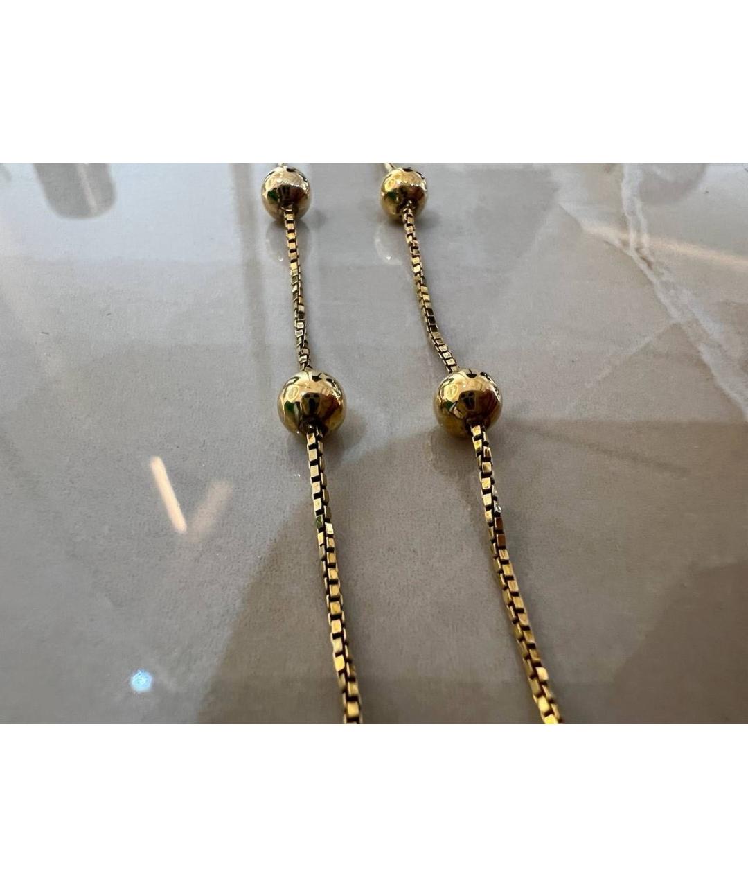 BOTTEGA VENETA Золотое серебряное колье, фото 3