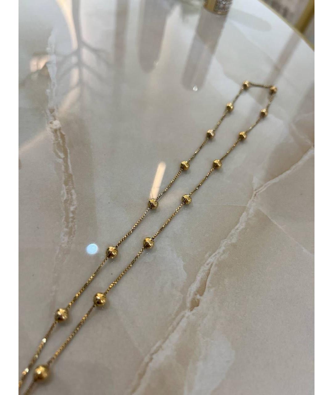 BOTTEGA VENETA Золотое серебряное колье, фото 6