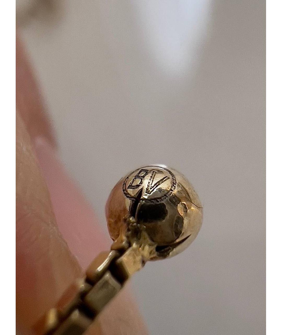 BOTTEGA VENETA Золотое серебряное колье, фото 7