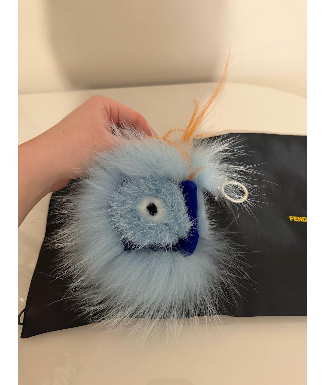 FENDI Голубой брелок, фото 5