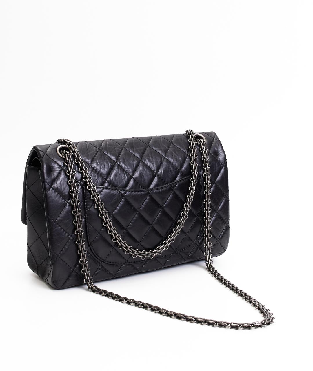 CHANEL Черная кожаная сумка через плечо, фото 3