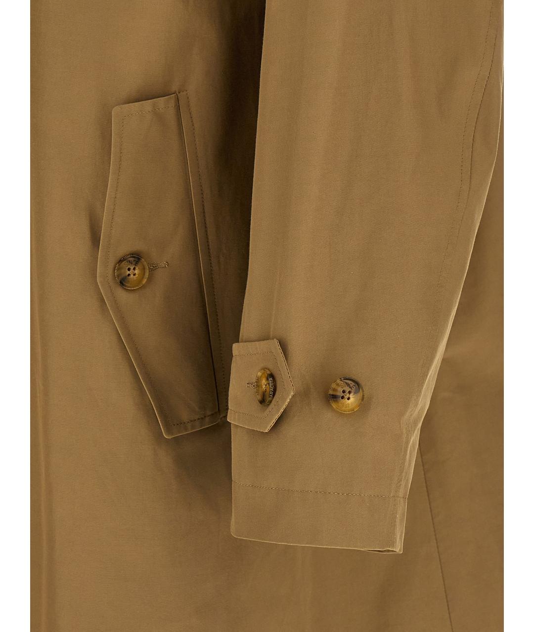 BARACUTA Бежевый полиэстеровый тренч / плащ, фото 4