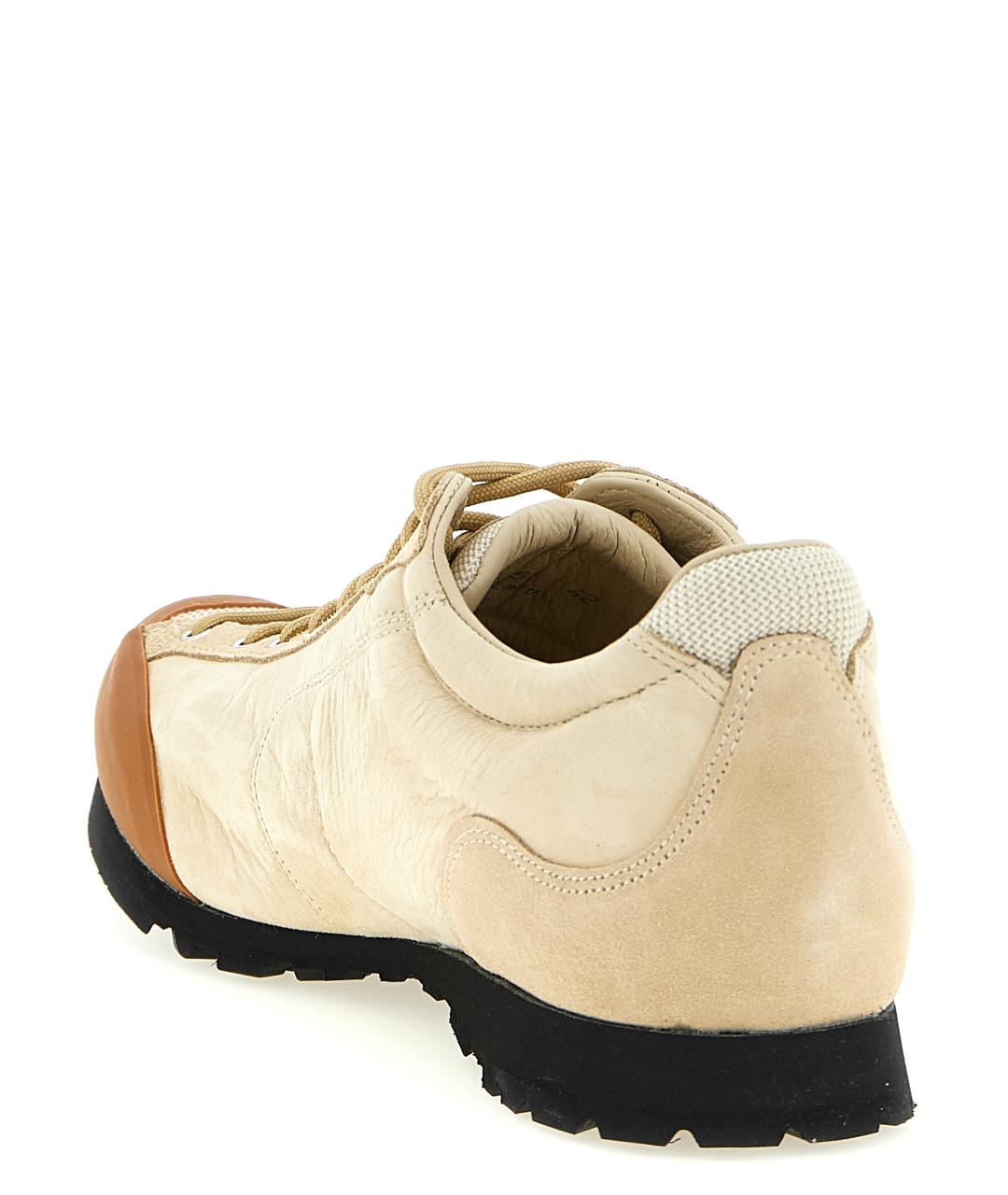 DIEMME Бежевые нубуковые низкие кроссовки / кеды, фото 3