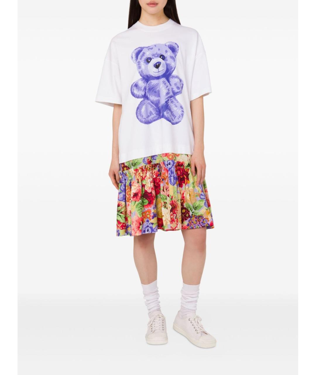 MOSCHINO Мульти хлопковое повседневное платье, фото 2