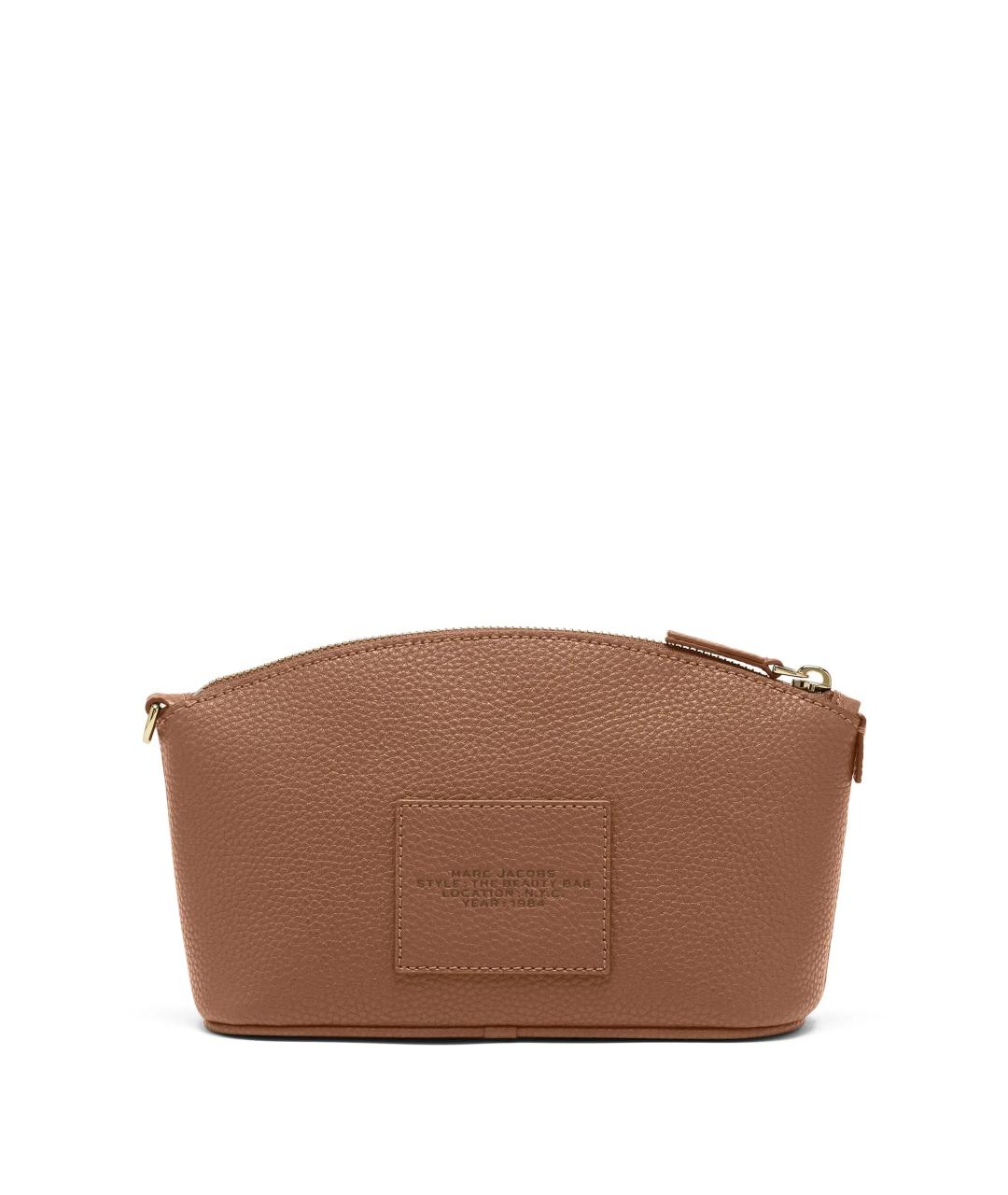 MARC JACOBS Коричневая кожаная косметичка, фото 2