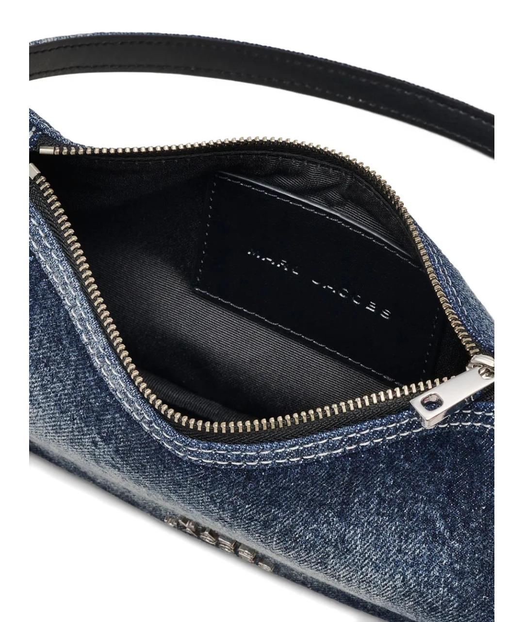 MARC JACOBS Синяя хлопковая сумка через плечо, фото 4