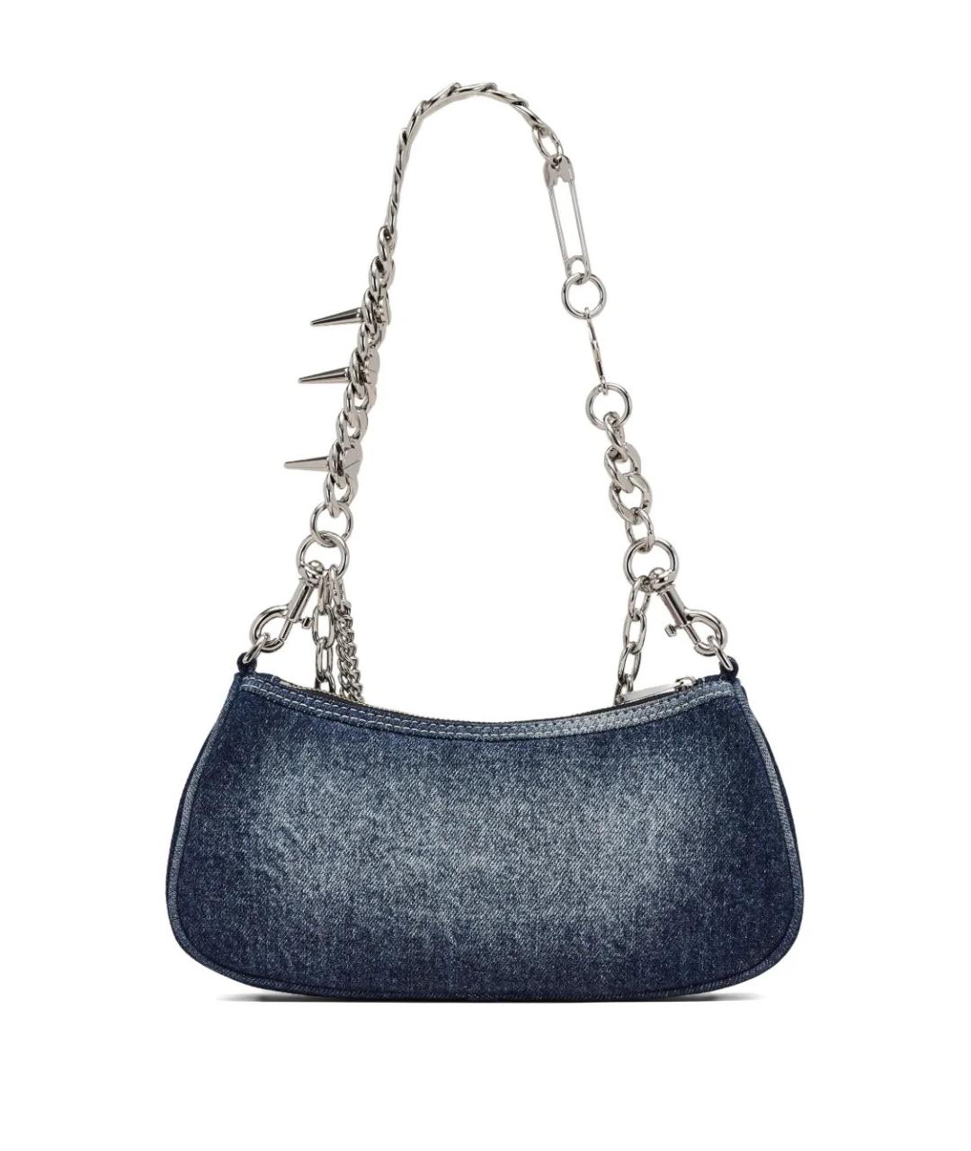 MARC JACOBS Синяя хлопковая сумка через плечо, фото 3