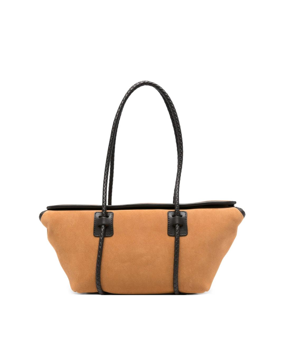 HEREU Коричневая замшевая сумка тоут, фото 1