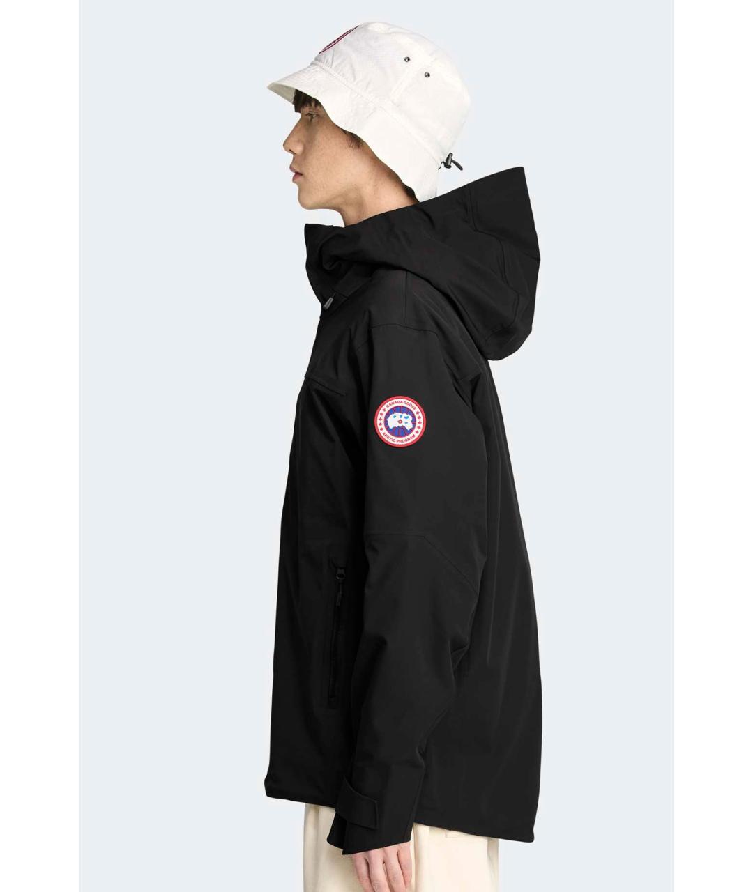 CANADA GOOSE Черная полиамидовая куртка, фото 4