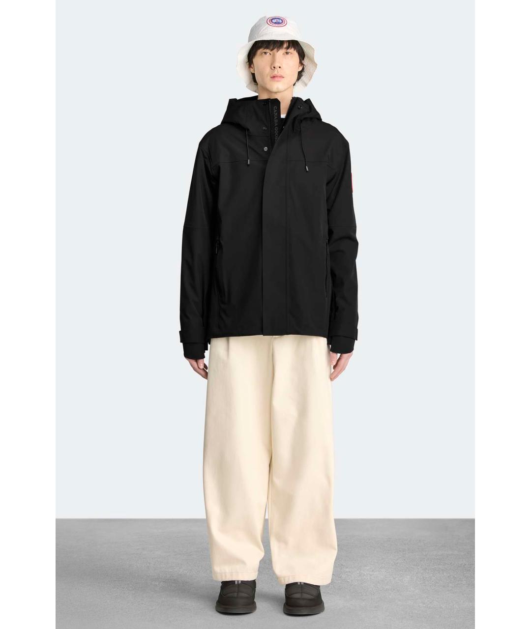 CANADA GOOSE Черная полиамидовая куртка, фото 2