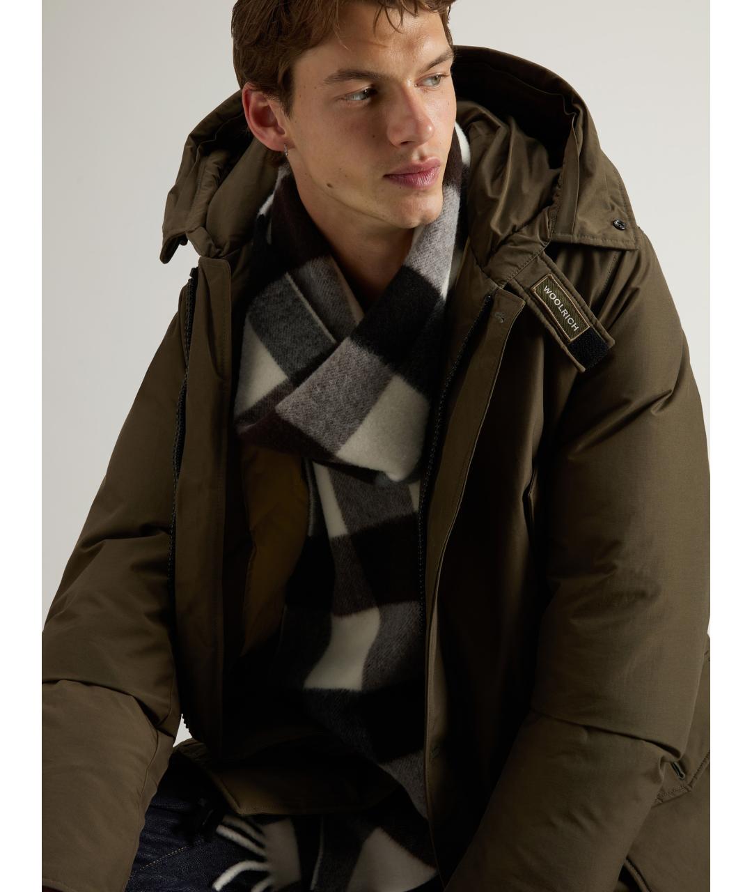 WOOLRICH Зеленая хлопковая парка, фото 5