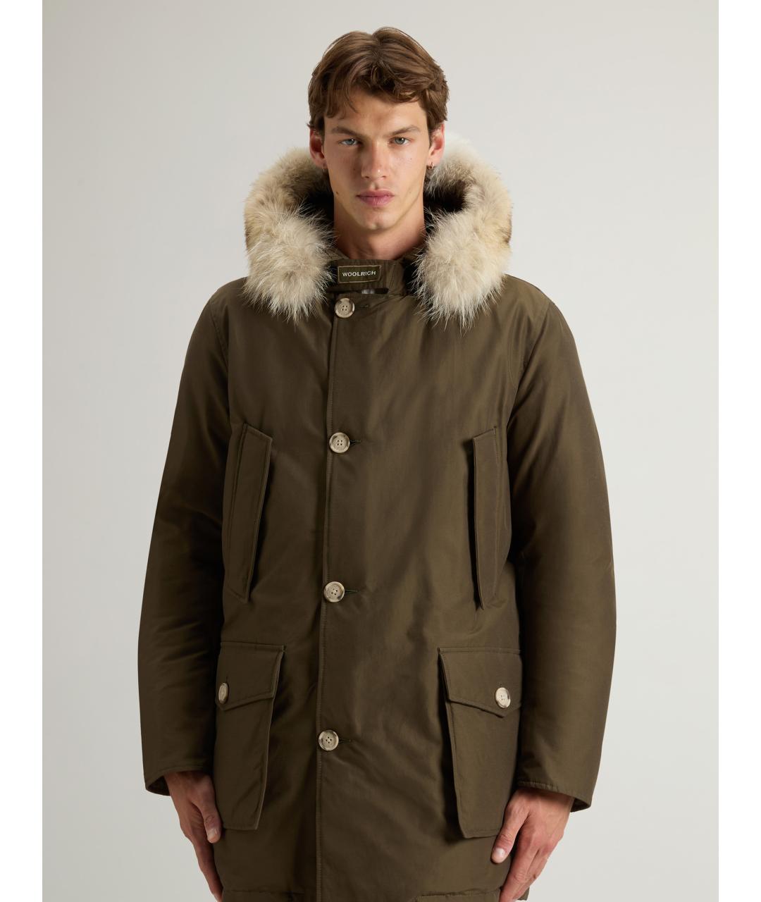 WOOLRICH Зеленая хлопковая парка, фото 2