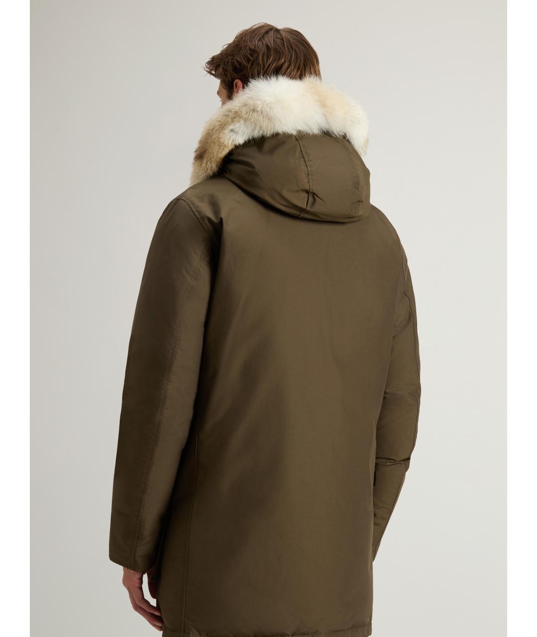 WOOLRICH Зеленая хлопковая парка, фото 4