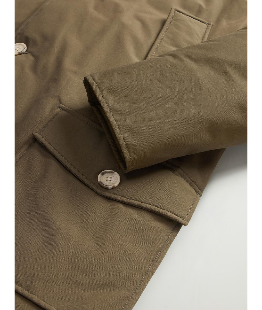 WOOLRICH Зеленая хлопковая парка, фото 7