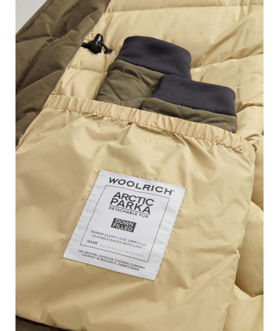 WOOLRICH Зеленая хлопковая парка, фото 9