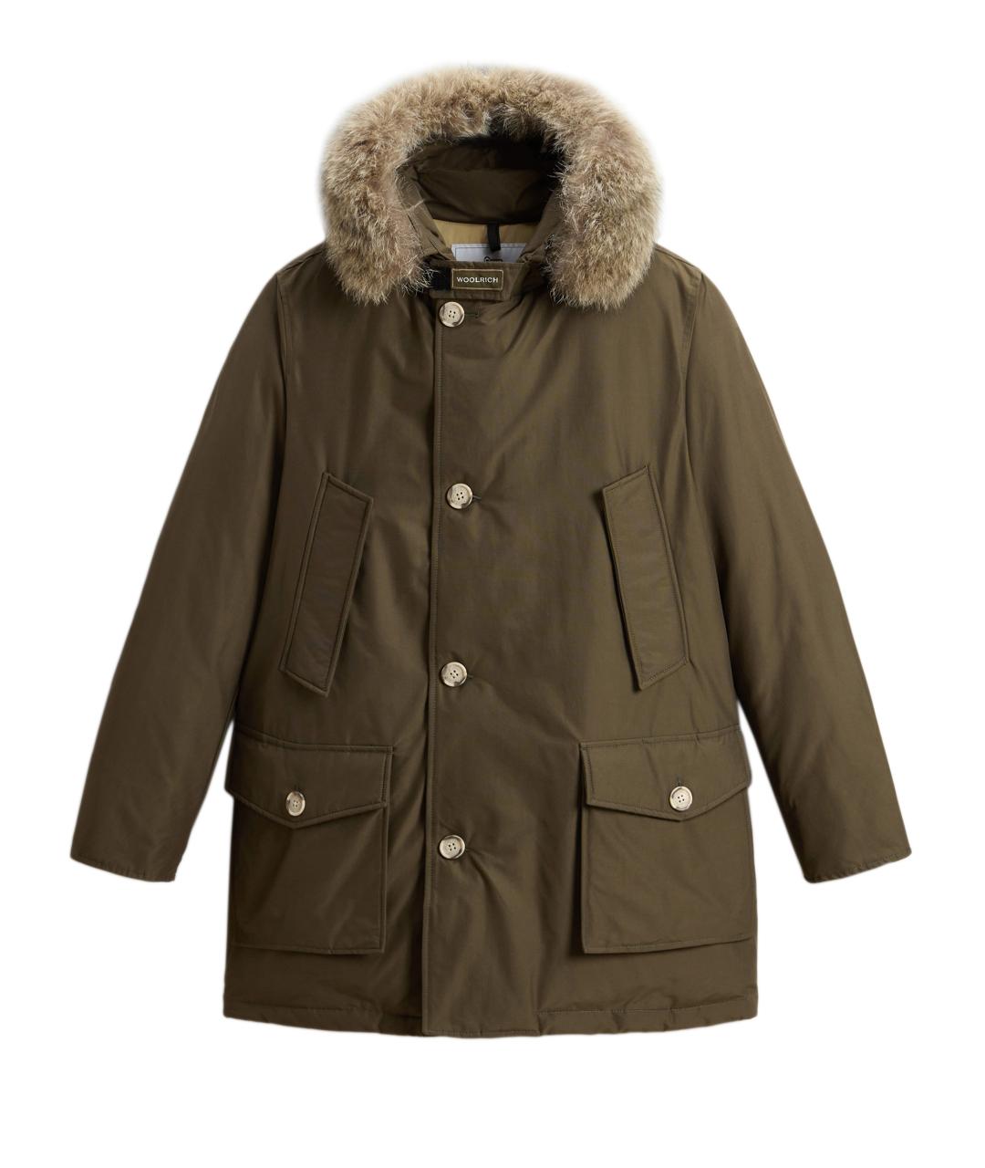 WOOLRICH Зеленая хлопковая парка, фото 1