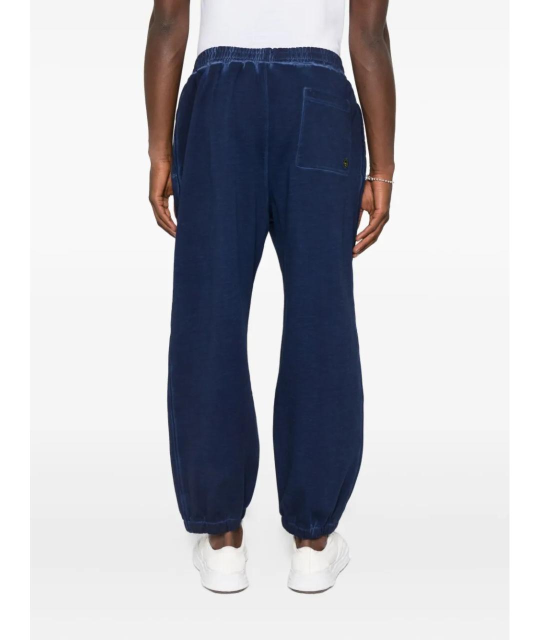 BARROW Синие хлопковые повседневные брюки, фото 4