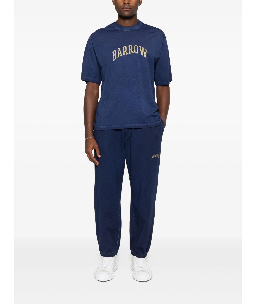 BARROW Синие хлопковые повседневные брюки, фото 2
