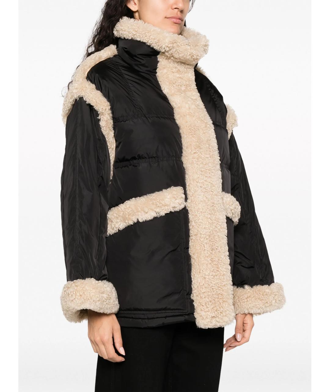 STAND STUDIO Черный полиамидовый пуховик, фото 3