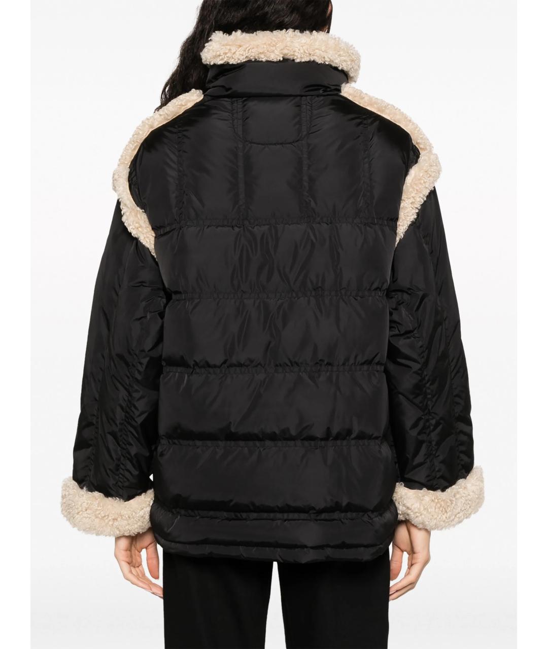 STAND STUDIO Черный полиамидовый пуховик, фото 4