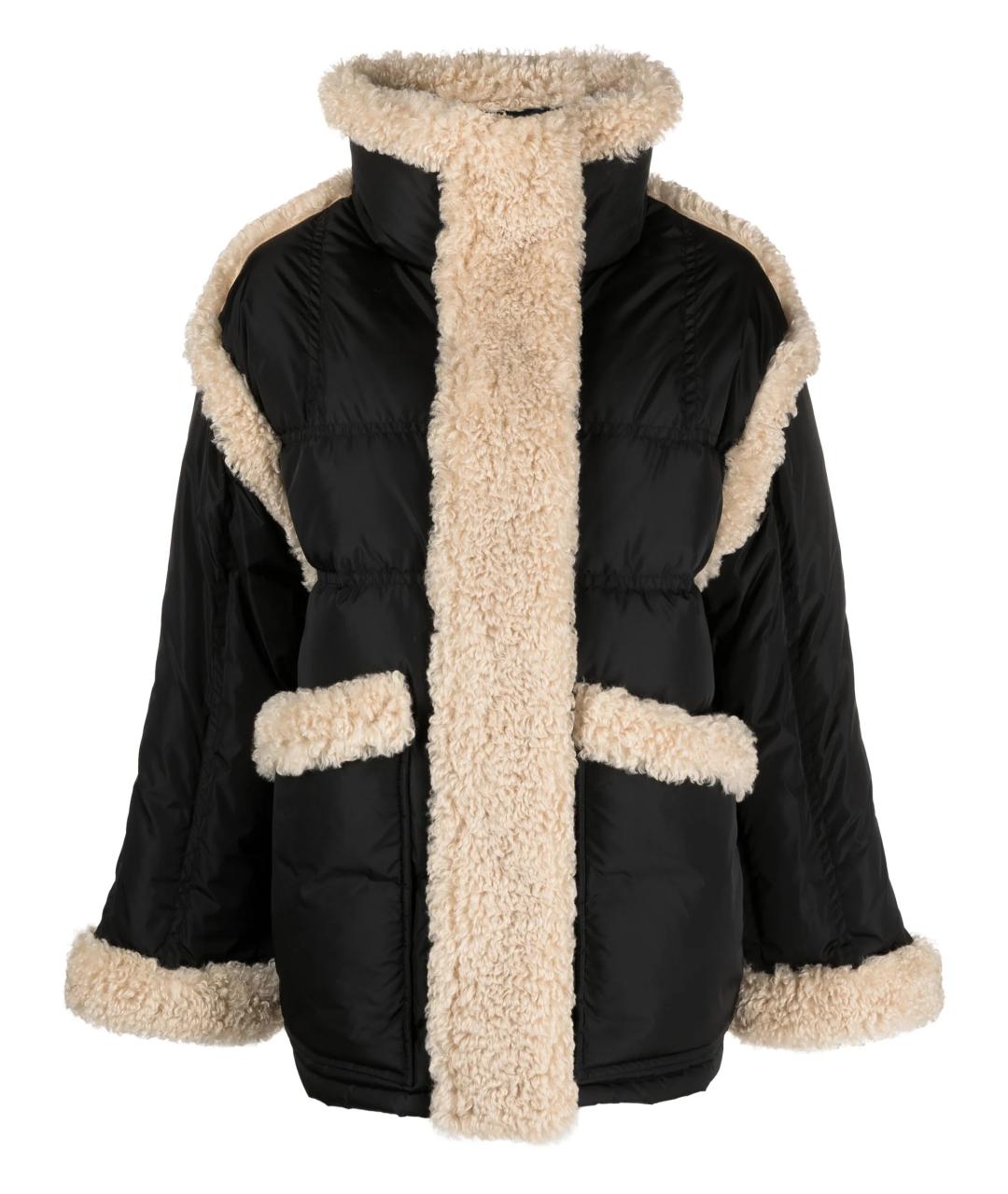 STAND STUDIO Черный полиамидовый пуховик, фото 1