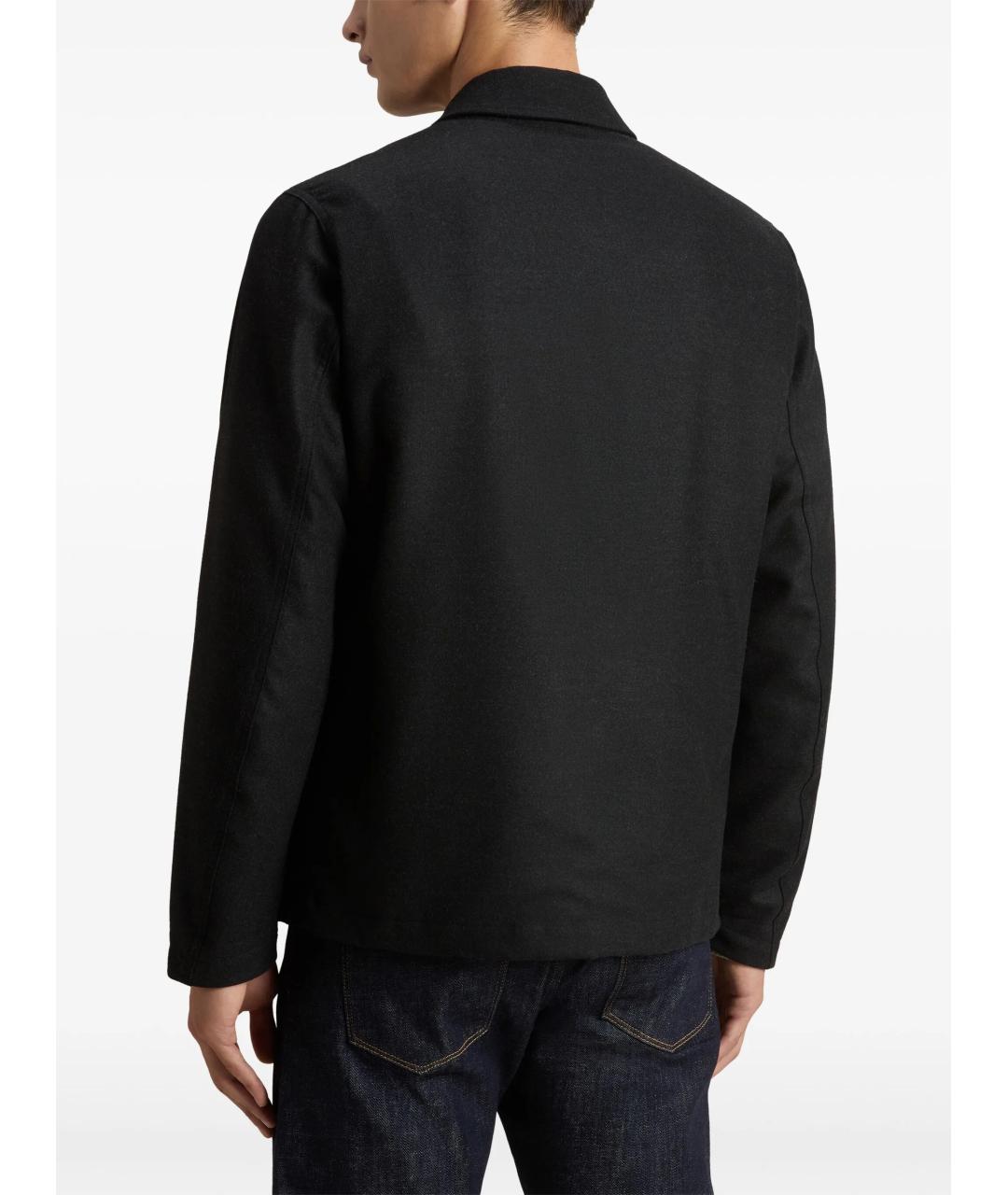 WOOLRICH Черная шерстяная куртка, фото 3