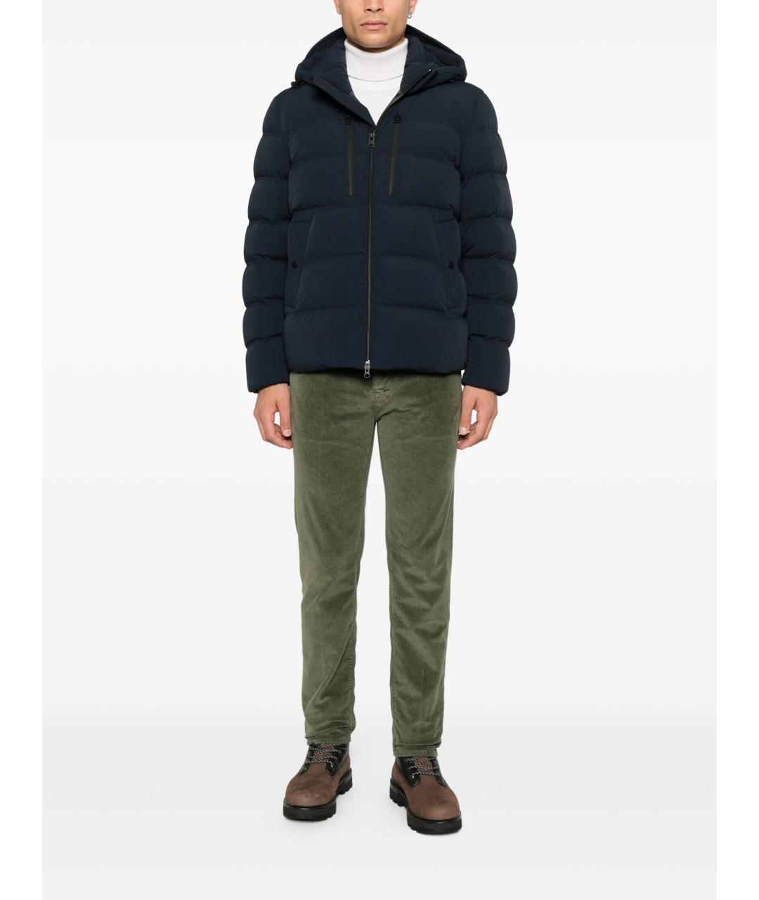 WOOLRICH Темно-синий полиамидовый пуховик, фото 2