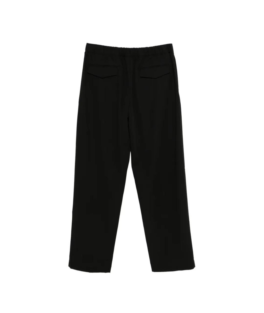 LARDINI Черные повседневные брюки, фото 2