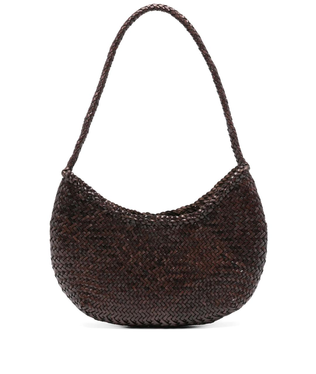 Dragon Diffusion Коричневая кожаная сумка через плечо, фото 1