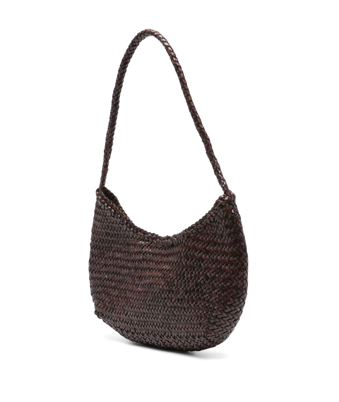 Dragon Diffusion Коричневая кожаная сумка через плечо, фото 3