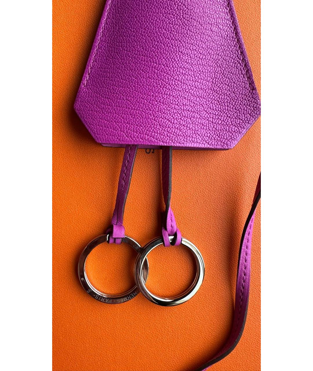 HERMES Фуксия ключница, фото 2