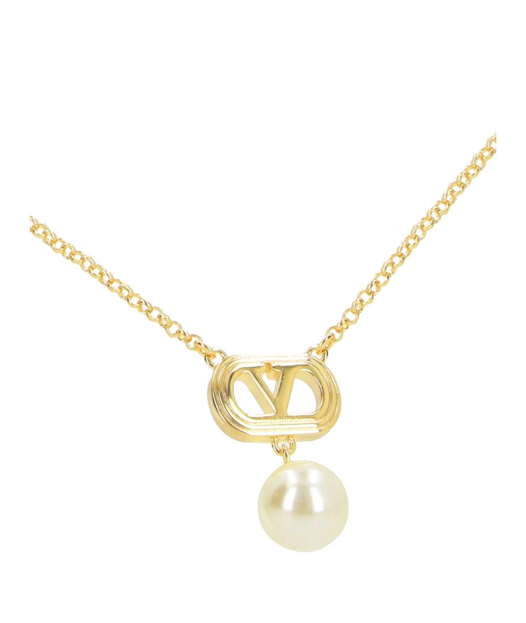 VALENTINO Золотая металлическая подвеска, фото 1