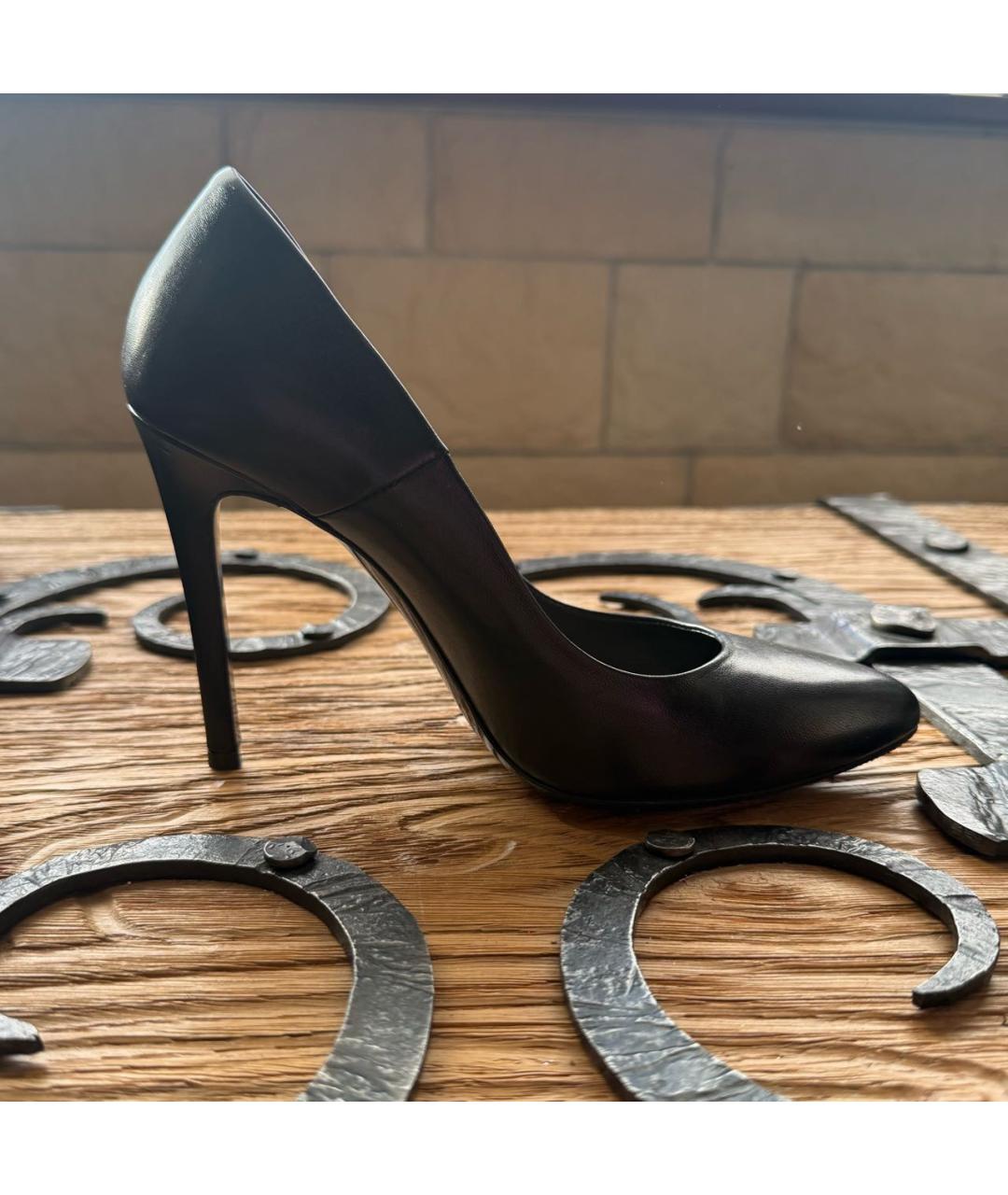 BARBARA BUI Черные кожаные туфли, фото 8