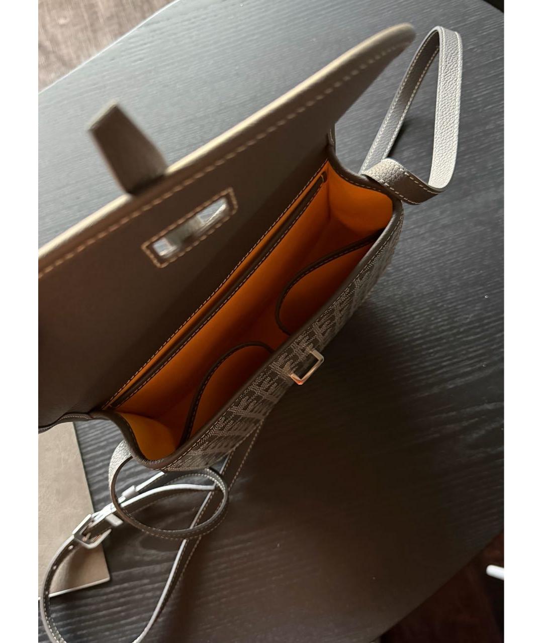 GOYARD Серая сумка через плечо, фото 5