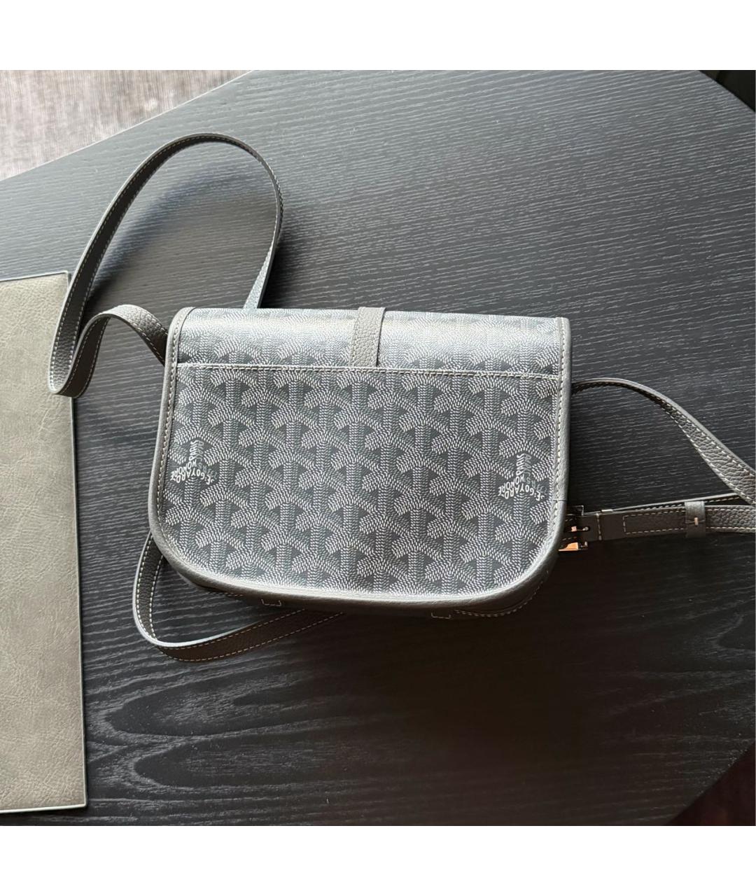 GOYARD Серая сумка через плечо, фото 3
