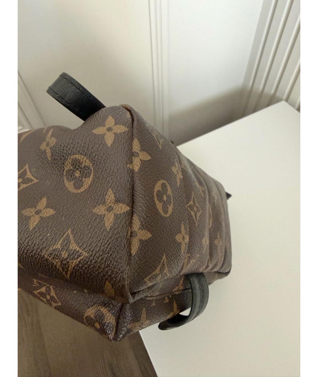 LOUIS VUITTON Коричневый рюкзак, фото 7