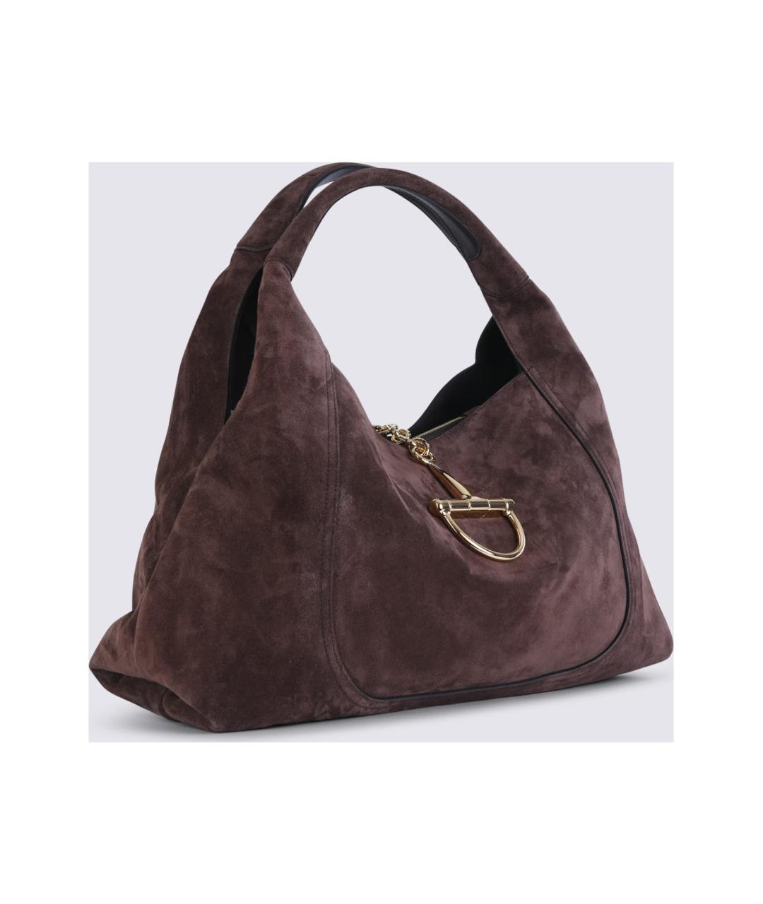 GUCCI Коричневая замшевая сумка через плечо, фото 2