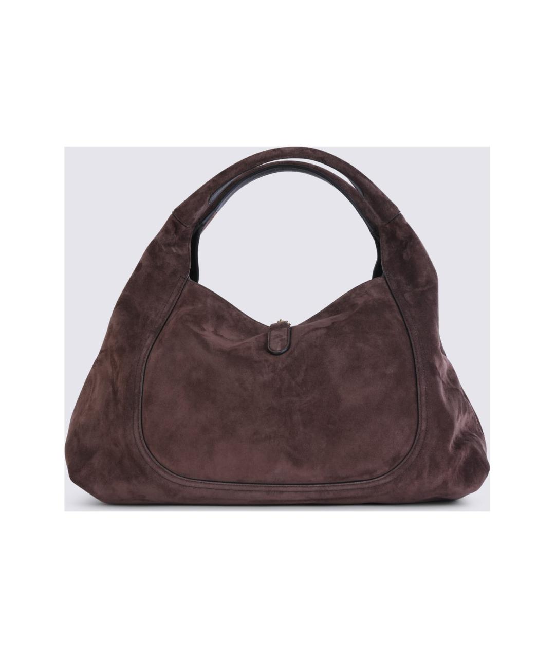 GUCCI Коричневая замшевая сумка через плечо, фото 3